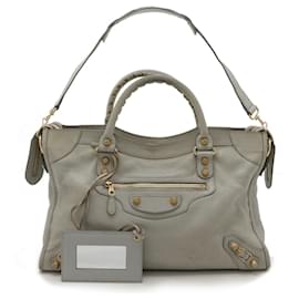 Balenciaga-Balenciaga Giant City Editor's Bag-Grey