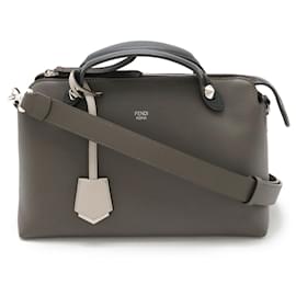 Fendi-Sac à main moyen Fendi By The Way-Marron,Noir