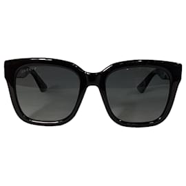 Gucci-Gucci GG Oversized Square-Frame Sunglasses in Black Acetate-Black