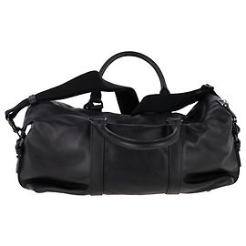 Sac Holdall Mulberry Clipper en cuir noir Noir
