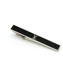 Louis Vuitton-Clips de gravata Louis Vuitton LV Award-Preto,Prata