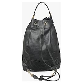 Chanel-Chanel Coco Mark Caviar Leather Shoulder Bag-Black