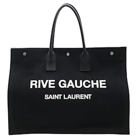 Yves Saint Laurent-Yves Saint Laurent Rive Gauche Noe Tote Bag-Black
