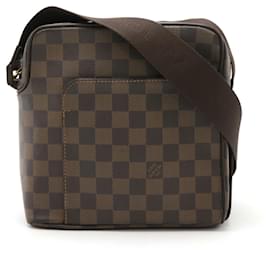 Louis Vuitton-Louis Vuitton Damier Olaf PM Shoulder Bag Pochette-Brown
