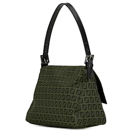 Fendi-Fendi Red Zucchino Canvas Mamma Forever-Red,Other