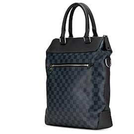 Louis Vuitton-Louis Vuitton Blue Damier Cobalt Greenwich Tote-Black,Blue,Navy blue