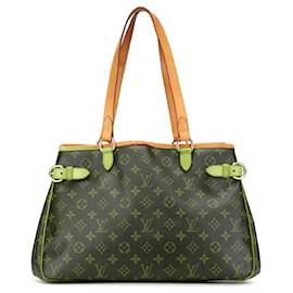 Louis Vuitton-Louis Vuitton Brown Monogram Batignolles Horizontal-Brown