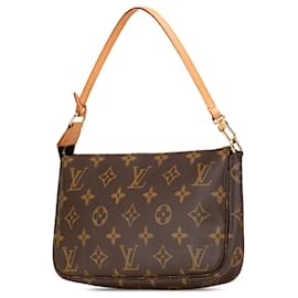 Louis Vuitton-Louis Vuitton Brown Monogram Pochette Accessoires-Brown