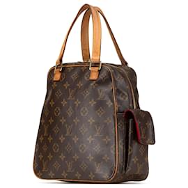 Louis Vuitton-Louis Vuitton Brown Monogram Excentri-Cite-Brown