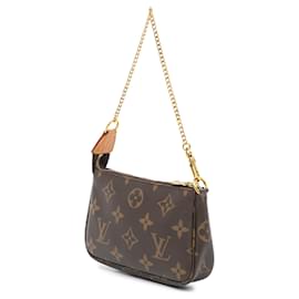 Louis Vuitton-Louis Vuitton Brown Monogram Mini Pochette Accessoires-Brown