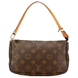 Louis Vuitton-Louis Vuitton Brown Monogram Pochette Accessoires-Brown