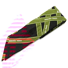 Hermès-Hermès Black Bolduc Silk Twilly Scarf-Black,Orange