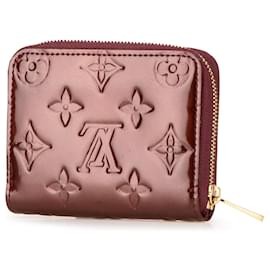 Louis Vuitton-Louis Vuitton Red Monogram Vernis Zippy Coin Purse-Red