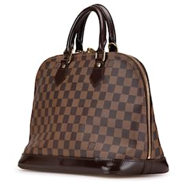 Louis Vuitton-Louis Vuitton Brown Damier Ebene Alma MM-Brown