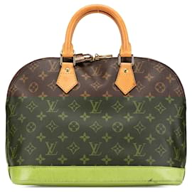 Louis Vuitton-Louis Vuitton Brown Monogram Alma PM-Brown