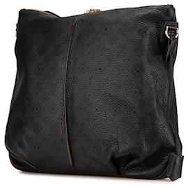 Louis Vuitton-Louis Vuitton Black Monogram Mahina Selene MM-Black