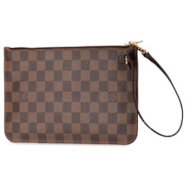 Louis Vuitton-Louis Vuitton Brown Damier Ebene Neverfull Pouch-Brown