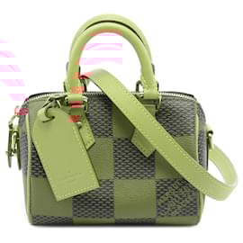 Louis Vuitton-Louis Vuitton Red Damier Pop Speedy Bandouliere 18-Red