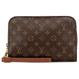 Louis Vuitton-Louis Vuitton Brown Monogram Orsay-Brown