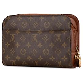 Louis Vuitton-Louis Vuitton Brown Monogram Orsay-Brown