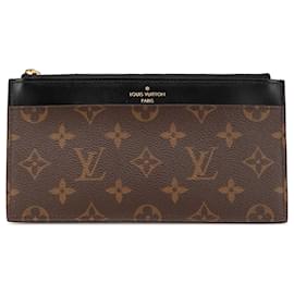 Louis Vuitton-Louis Vuitton Brown Monogram Slim Purse-Other