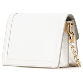 Louis Vuitton-Louis Vuitton White Epi Mini Dauphine-White