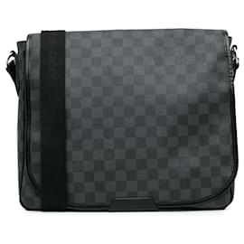 Louis Vuitton-Louis Vuitton Black Damier Graphite Daniel MM-Black