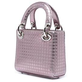 Dior-Dior Purple Micro Patent Microcannage Lady Dior-Purple