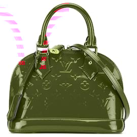 Louis Vuitton-Louis Vuitton Pink Monogram Vernis Alma BB-Pink,Other