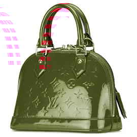 Louis Vuitton-Louis Vuitton Pink Monogram Vernis Alma BB-Pink,Other