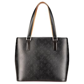 Louis Vuitton-Louis Vuitton Gray Monogram Mat Stockton-Brown,Dark grey