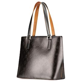 Louis Vuitton-Louis Vuitton Gray Monogram Mat Stockton-Brown,Dark grey