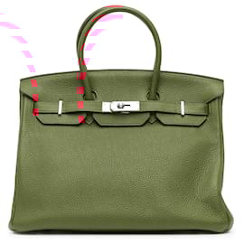 Hermès-Hermès Red Togo Birkin Retourne 35-Red