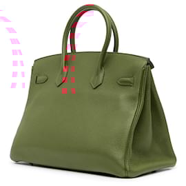 Hermès-Hermès Red Togo Birkin Retourne 35-Red