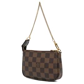 Louis Vuitton-Louis Vuitton Brown Monogram Mini Pochette Accessoires-Brown
