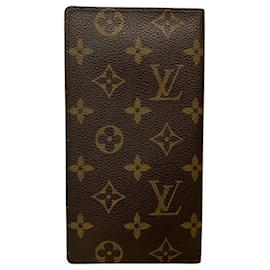 Louis Vuitton-Louis Vuitton Monogram Long Wallet-Brown,Monogram