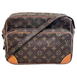 Louis Vuitton-Louis Vuitton Monogram Nile Shoulder Bag-Brown,Monogram