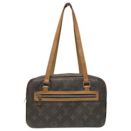 Louis Vuitton-Louis Vuitton Monogram Cite MM Shoulder Bag-Brown,Monogram
