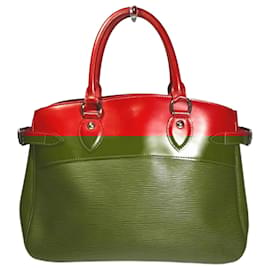 Louis Vuitton-Louis Vuitton Epi Passy PM Handbag-Red