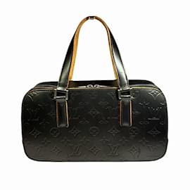 Louis Vuitton-Louis Vuitton Monogram Matte Shelton Handbag-Black