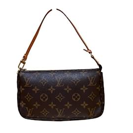 Louis Vuitton-Louis Vuitton Monogram Pochette Accessoires-Brown,Monogram