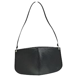 Louis Vuitton-Louis Vuitton Epi Pochette Demi Lune Handbag-Black