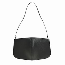 Louis Vuitton-Louis Vuitton Epi Pochette Demi Lune Handbag-Black