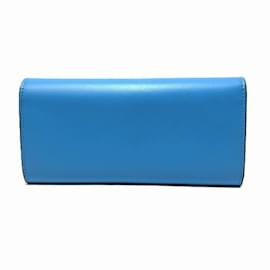 Fendi-FENDI ROMA Continental Long Wallet-Brown,Blue