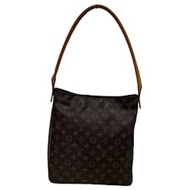 Louis Vuitton-Louis Vuitton Monogram Looping GM Shoulder Bag-Brown,Monogram