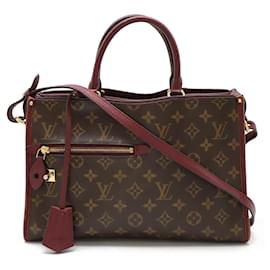 Louis Vuitton-Louis Vuitton Monogram Popincourt PM Handbag-Dark red,Monogram