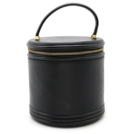 Louis Vuitton-Louis Vuitton Epi Cannes Handbag Vanity Bag-Black