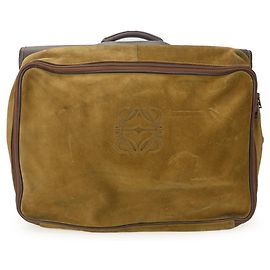 Bolsa de couro Loewe em bege e marrom Marrom Bege
