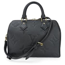 Louis Vuitton-Louis Vuitton Handbag Speedy M58951 Bandouliere 25-Black