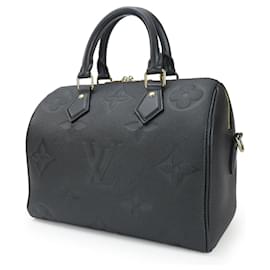 Louis Vuitton-Louis Vuitton Handbag Speedy M58951 Bandouliere 25-Black